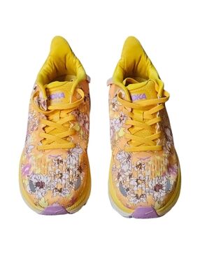 🌻👟HOKA+Free People Movement Clifton 8 Gold Coast Floral Women's Size 6.5 - EPC